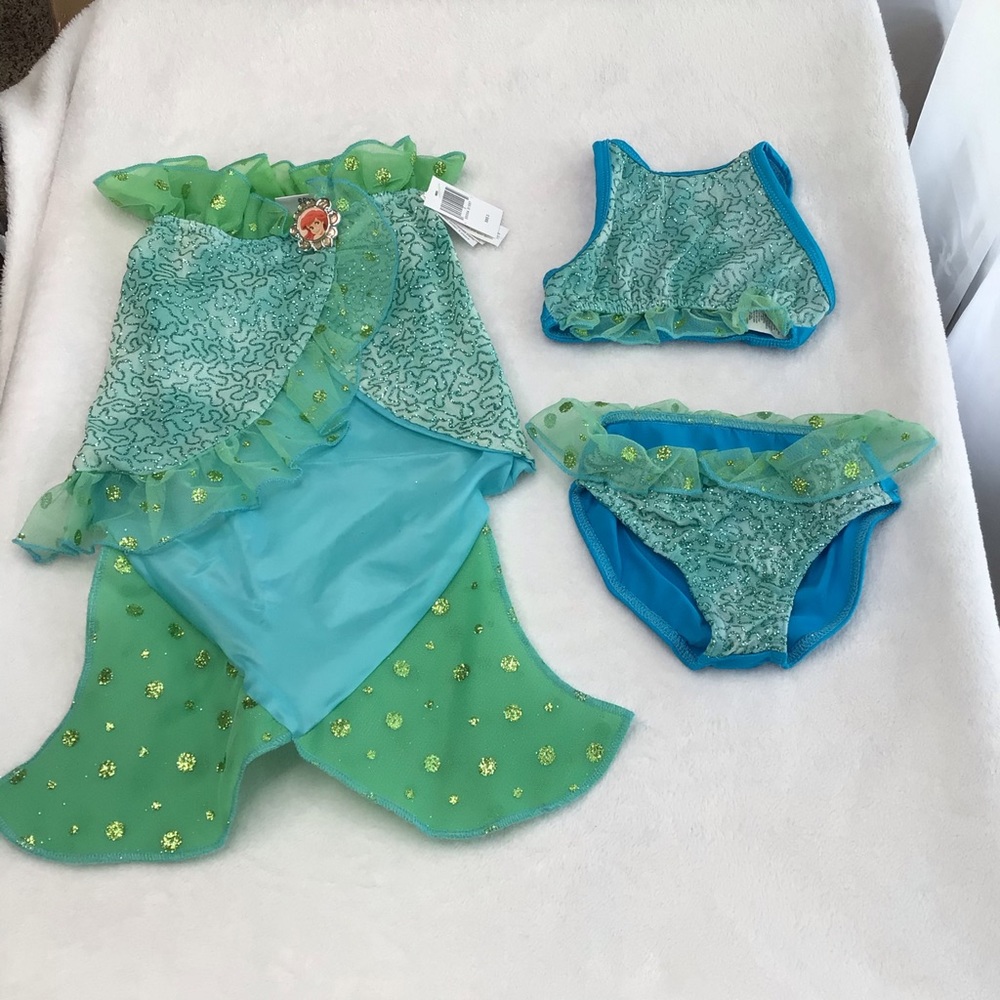 Disney Cruise Line Little Mermaid Swim Costume Set